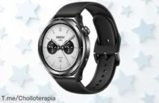 Reloj inteligente Xiaomi Watch S4 con pantalla AMOLED y sensor de salud avanzado a precio rebajado nunca visto solo por tiempo limitado ¡corre que vuelan estas unidades!