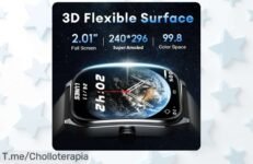Reloj inteligente con pantalla AMOLED curva y Bluetooth 5,3 de última generación por un precio rebajado que no puedes dejar pasar ¡Llévalo hoy antes que se agoten estas unidades en oferta limitada!