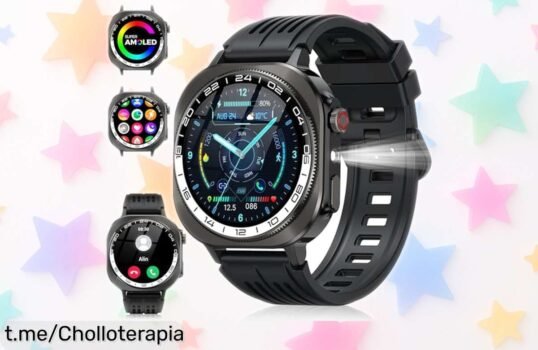 Reloj inteligente militar 2025 con pantalla AMOLED 3D y batería hasta 60 días, ahora a precio rebajado que pocos ven ¡Date prisa porque esta ganga no aguanta mucho!