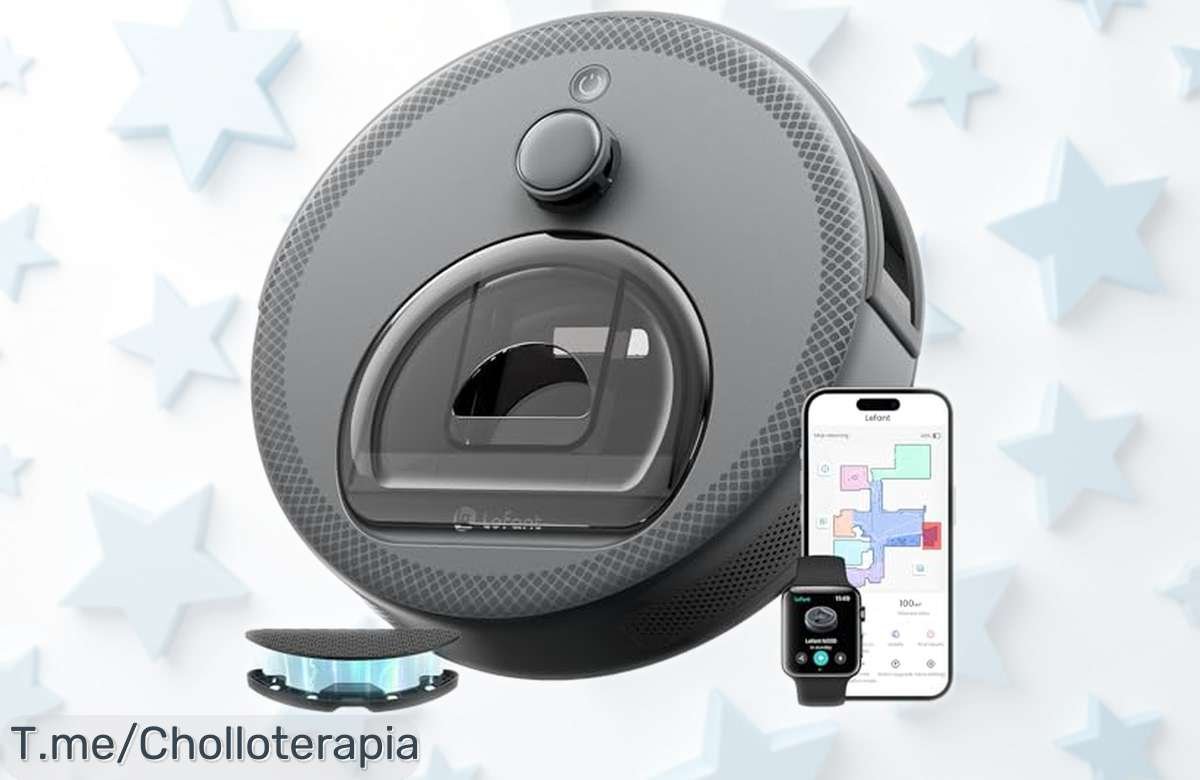 Robot aspirador Lefant M330 con succión brutal de 5000 Pa, olvídate de pelos y obstáculos fácil, controla por voz o app; ¡precio rebajado que vuela y pocas unidades! No te duermas y deja tu casa impecable sin mover un dedo ya mismo