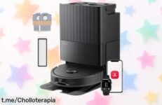 Robot aspirador Roborock QV 35S con succión brutal de 10,000 Pa y base que limpia y seca sola a precio rebajado en un super chollo limitado ¡No dejes escapar esta oferta única para casas con peludos!