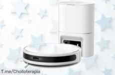 Robot aspirador Tapo RV20 MAX Plus con succión brutal y base autovaciado a precio rebajado ¡Super chollo para dejar tu casa impecable sin esfuerzo! Corre que vuelan las unidades, oferta por tiempo limitado