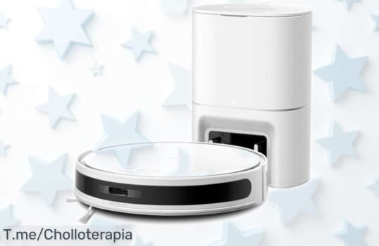 Robot aspirador Tapo RV20 MAX Plus con succión brutal y base autovaciado a precio rebajado ¡Super chollo para dejar tu casa impecable sin esfuerzo! Corre que vuelan las unidades, oferta por tiempo limitado