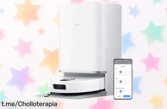 Robot aspirador Xiaomi Vacuum 5 con súper fregado a 80 °C y base de autolimpieza rebajado a precio loco, potencia brutal de 20 000 Pa para que tu casa quede impecable sin esfuerzo corre ya que esta oferta dura poquísimo