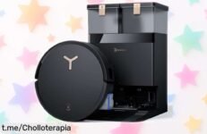 Robot aspirador y fregasuelos ECOVACS DEEBOT X8 Pro Omni con súper succión, fregona que se lava sola a 75 °C y limpieza sin rayas un precio rebajado increíble ¡date prisa que vuelan!