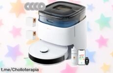 Robot aspirador y fregasuelos Lefant M3 con succión brutal y vaciado automático 3,2L rebajado a precio de ganga que barre pelos de mascotas sin atascarse ¡date prisa que se acaba esta oferta!