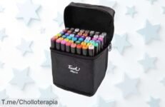 Rotuladores Art Markers con doble punta, pack de hasta 80 colores para artistas y creativos que quieren vibrar su arte a tope – precio rebajado brutal que está volando, ¡pilla el tuyo ya antes de que se esfumen!