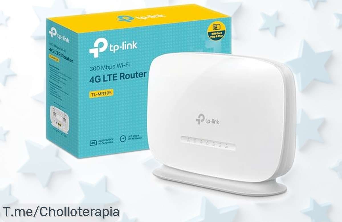 Router 4G LTE TPLink TLMR105 con conexión ultra rápida y control parental incluido, rebajado para que no pierdas este super chollo limitado ¡date prisa y lleva internet estable a todos tus dispositivos en más de 100 países!