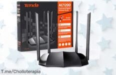 Router WiFi AC8 doble banda con 4 antenas potentes ahora a precio rebajado sin igual para que navegues y juegues sin pausas corre rápido antes de que se acabe esta oportunidad única