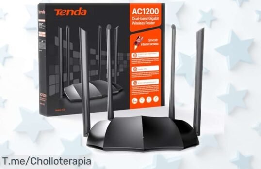 Router WiFi AC8 doble banda con 4 antenas potentes ahora a precio rebajado sin igual para que navegues y juegues sin pausas corre rápido antes de que se acabe esta oportunidad única