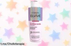 Rutina Elvive Glycolic Gloss de L’Oréal Paris para un brillo increíble y suavidad total con ácido glicólico a precio rebajado que vuela ¡no pierdes este súper chollo para tu melena ya!