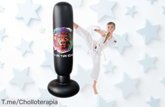 Saco de boxeo de pie LncBoc 160cm súper resistente y precio rebajado para entrenar con fuerza en casa; diversión asegurada y unidades limitadas, ¡no pierdas este super chollo hoy mismo!