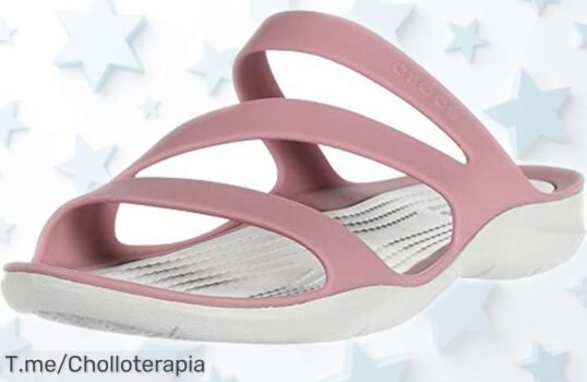Sandalias deportivas Crocs Swiftwater para mujer resistentes al agua y con correas súper fáciles, rebajadas en un super chollo que se agota ya ¡Consíguelas antes de que vuelva a subir el precio!
