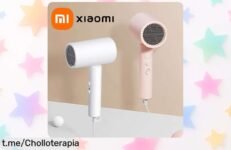 Secador de pelo portátil Xiaomi Mijia H101 con 1600W y 50 millones de iones negativos en precio rebajado para un secado rápido y profesional, super chollo que no puedes dejar escapar ¡Solo por tiempo limitado!