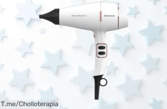 Secador digital Taurus Shining 2200 Ionic con potencia brutal y cable largo ahora a precio rebajado que no creerás ¡un super chollo por tiempo limitado, corre antes de que se agoten!
