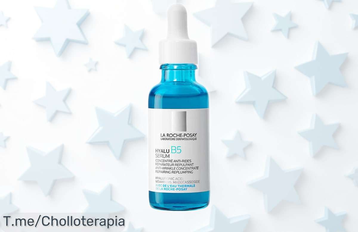 Sérum facial La Roche Posay Hyalu B5 con vitamina B5 que repara y rellena tu piel, ¡precio rebajado en este super chollo por tiempo limitadísimo! Corre ya o se agotará la oferta imposible de ignorar.