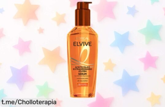 Serum nutritivo Elvive aceite extraordinario con jojoba para cabello seco precio rebajado que no durará mucho perfectos para devolverle vida y brillo a tu melena ¡Consigue el tuyo antes de que desaparezcan!