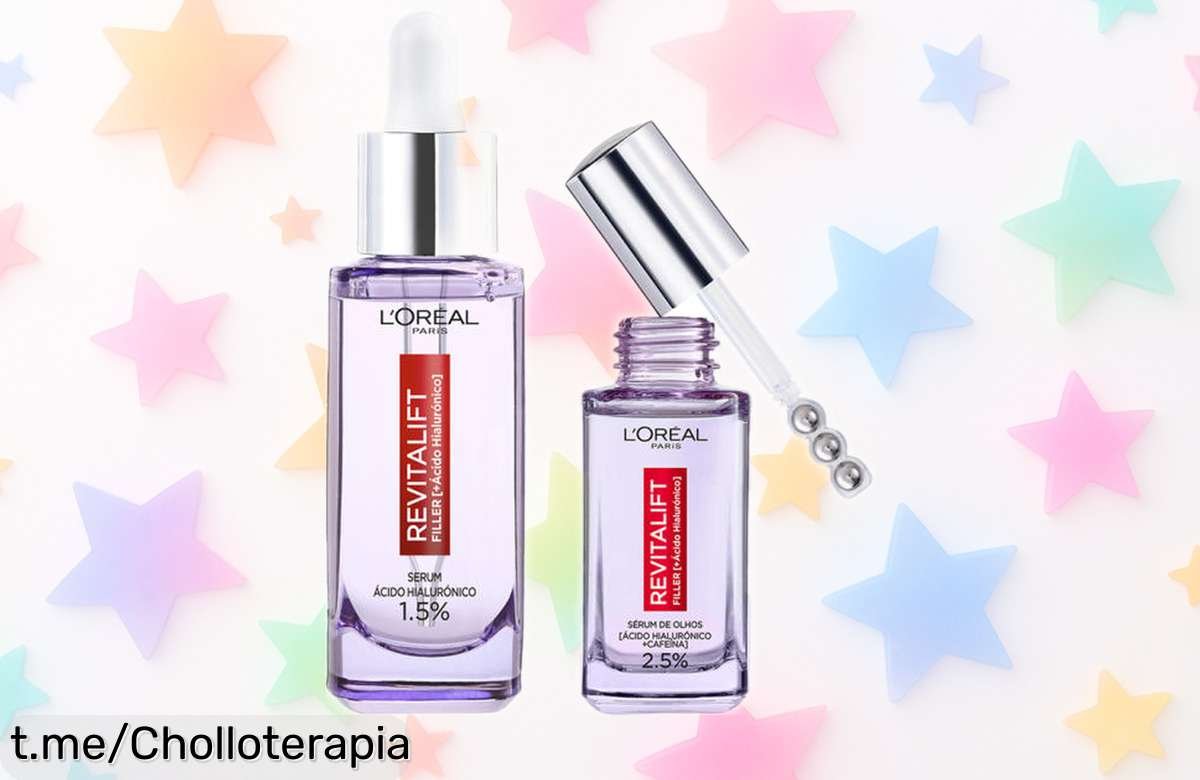 Serum ojos revitalift filler de L’Oréal con roll-on frío para borrar ojeras y patas de gallo precio rebajado un super chollo que no puedes dejar pasar corre antes de que se acabe