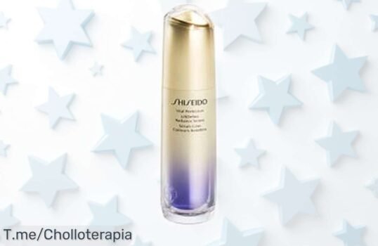 Sérum reafirmante vital perfection de Shiseido con efecto lifting espectacular piel más firme y radiante a precio rebajado un ofertón que se va volando ¡hazlo tuyo ya!