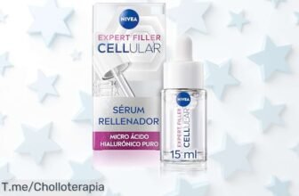 Sérum rellenador de arrugas NIVEA Expert Filler con ácido hialurónico que hidrata y suaviza desde la primera aplicación efecto visible en 20 segundos precio rebajado super chollo tiempo limitado ¡no te quedes sin el tuyo!