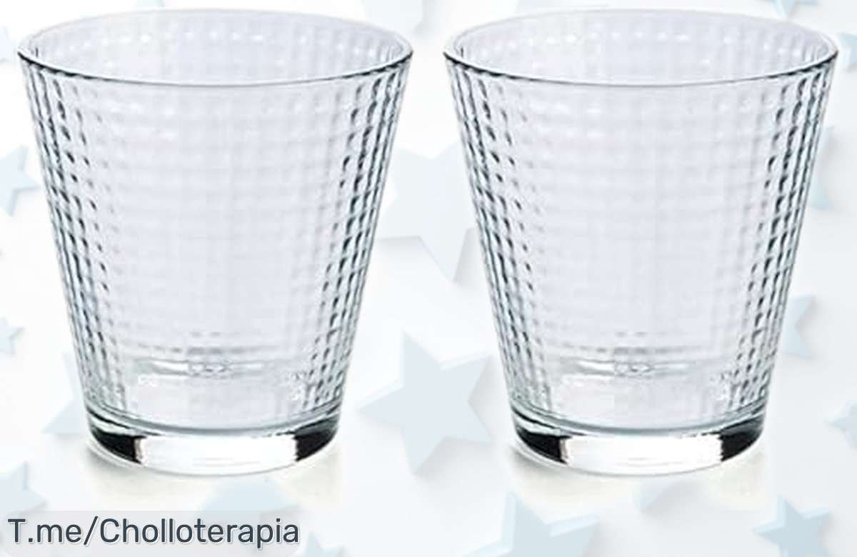 Set 12 vasos Luminarc Lina forma baja pack doble súper resistentes y con precio rebajado para que disfrutes sin miedo a golpes ni manchas ¡ofertón limitado que no puedes dejar pasar ahora!