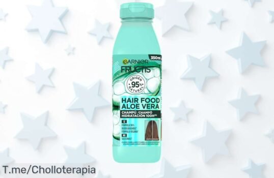 Set Fructis Hair Food Aloe Vera 3 en 1 para pelo deshidratado con mega hidratación máxima precio rebajado listo para que le des a tu melena el cuidado que se merece ¡corre, quedan pocas unidades de este super chollo limitado!