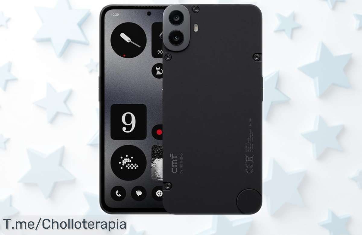 Smartphone Nothing Phone 1 EU con cámara Sony 50MP y pantalla AMOLED 120Hz a un precio rebajado que no vuelve, ¡un super chollo para que lo tengas ya antes de que desaparezca!
