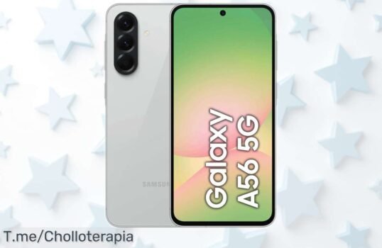 Smartphone Samsung Galaxy A56 5G con pantalla AMOLED 67”, triple cámara 50MP y batería gigante rebajado de precio ¡Un super chollo que no dura para siempre, corre antes que vuelen!