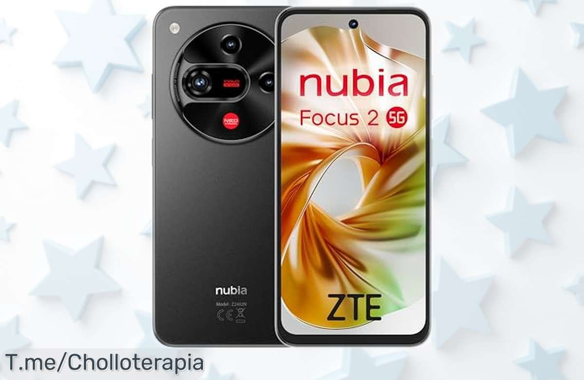 Smartphone ZTE Nubia Focus 2 5G con cámara de 108MP y batería bestial rebajado a precio muy bajo, memoria brutal y funda gratis ¡no dejes escapar este ofertón que vuela!