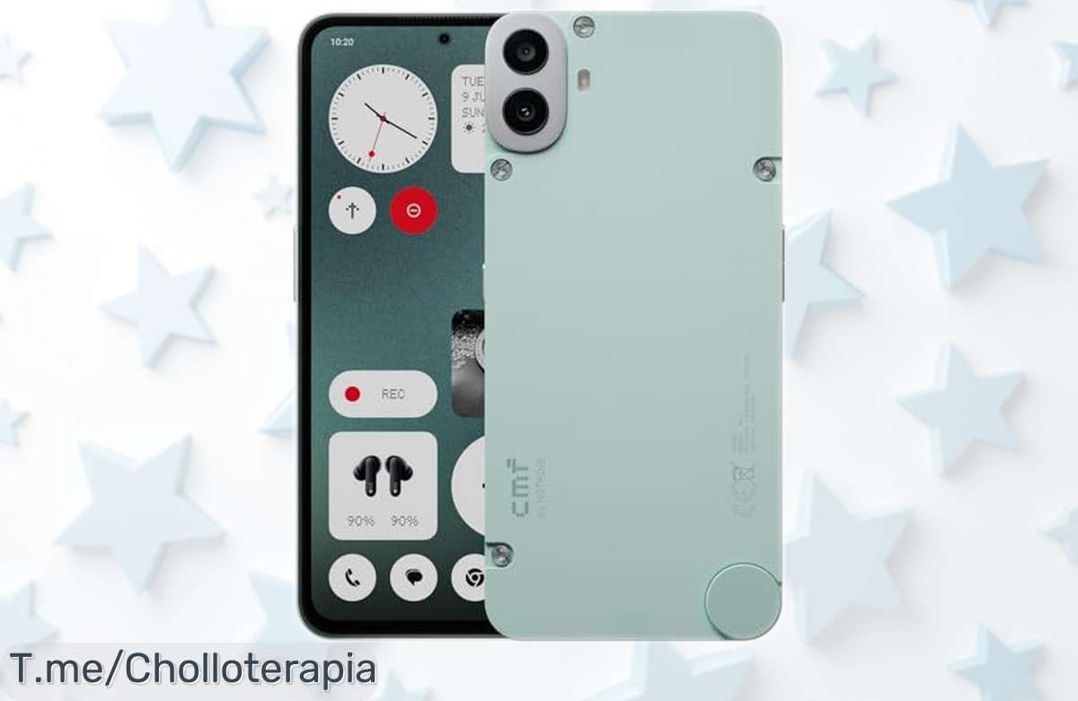 Smartphone potente CMF Phone 1 con cámara Sony de 50 MP y batería para dos días en un super chollo que no dura para siempre ¡No dejes escapar este ofertón rebajado ya!