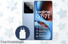 Smartphone realme GT 7T 5G con batería gigante de 7000 mAh y pantalla ProEsports a 120Hz, ahora con un precio rebajado que no volverás a ver ¡date prisa porque esta ganga vuela!