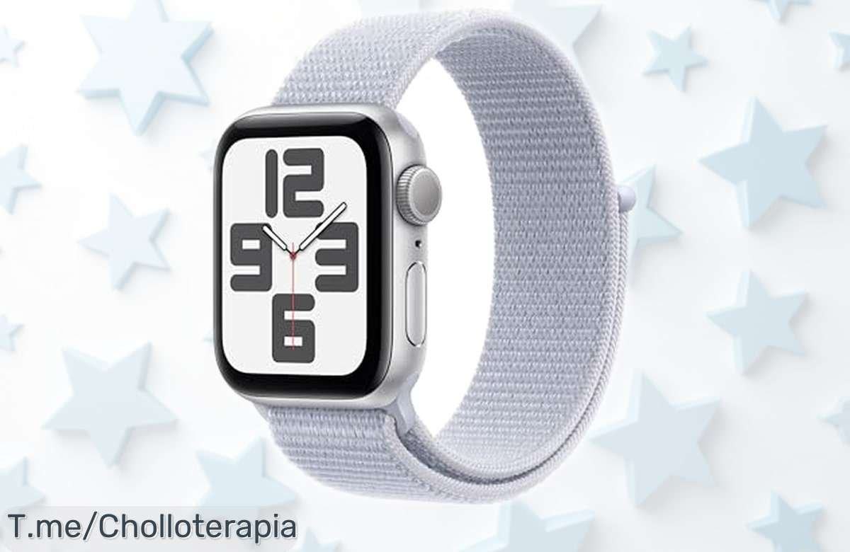 Smartwatch Apple Watch SE 2ª gen con GPS, caja de aluminio plata 40 mm en oferta brutal para controlar salud y ejercicio ¡caída de precio limitada que no puedes dejar pasar!