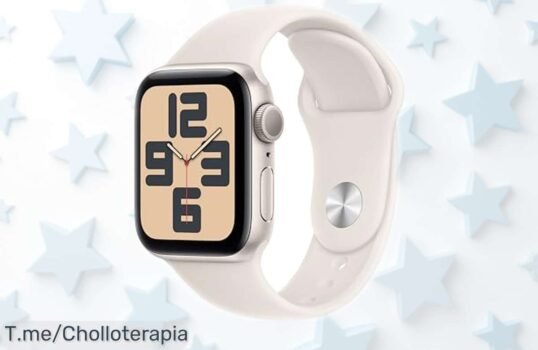 Smartwatch Apple Watch SE 2ª generación rebajado con GPS, monitor de sueño y detección de caídas: un ofertón limitado para que disfrutes conexión y seguridad en tu día a día ¡No dejes escapar esta caída de precio única!