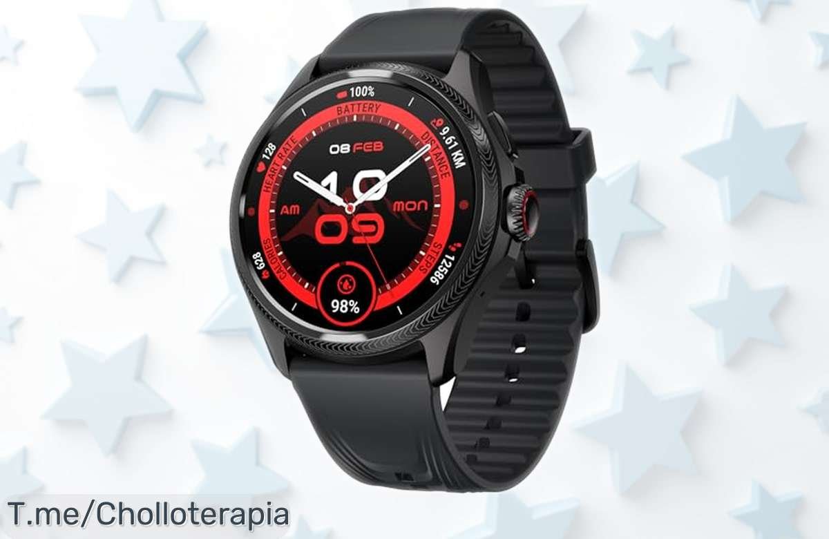 Smartwatch Ticwatch Pro 5 Enduro con batería gigante de 90 horas y más de 110 modos deportivos a precio rebajado, un ofertón que vuela ¡no pierdas esta oportunidad única!