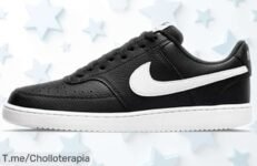 Sneaker Nike Court Vision Low Next Nature para hombre con cierre de cordones y tacón plano rebajado a un precio muy bajo, oferta brutal por tiempo limitado que no puedes dejar pasar ¡corre antes que vuelen!
