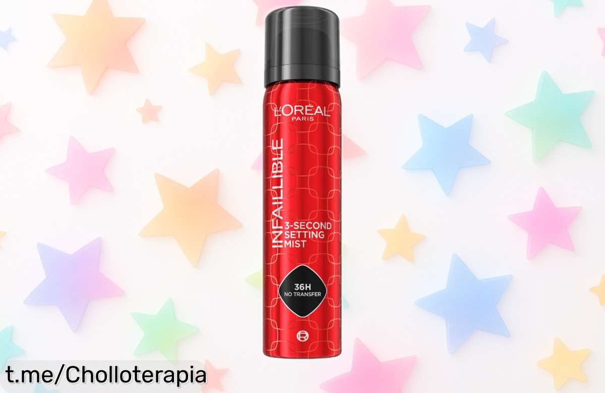 Spray fijador Infaillible 36h de L’Oréal Paris waterproof y oil-proof, duración brutal en 2 unidades a precio rebajado que vuela rápido ¡No pierdas este súper chollo, oferta limitada!