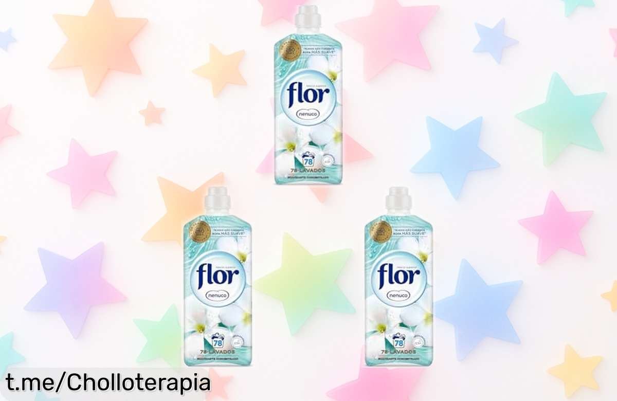Suavizante concentrado Flor aroma Nenuco 78 dosis pack de 3 con precio rebajado, ropa suave y fresca que encanta ¡date prisa que vuelan!