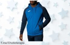 Sudadera Joma Academy IV hombre royalmarino XXL, súper resistente y con capucha, rebajada a precio loco por tiempo limitado; ideal para entrenar sin perder estilo ni libertad No lo pienses más, que vuelan las unidades ¡hazla tuya ya!