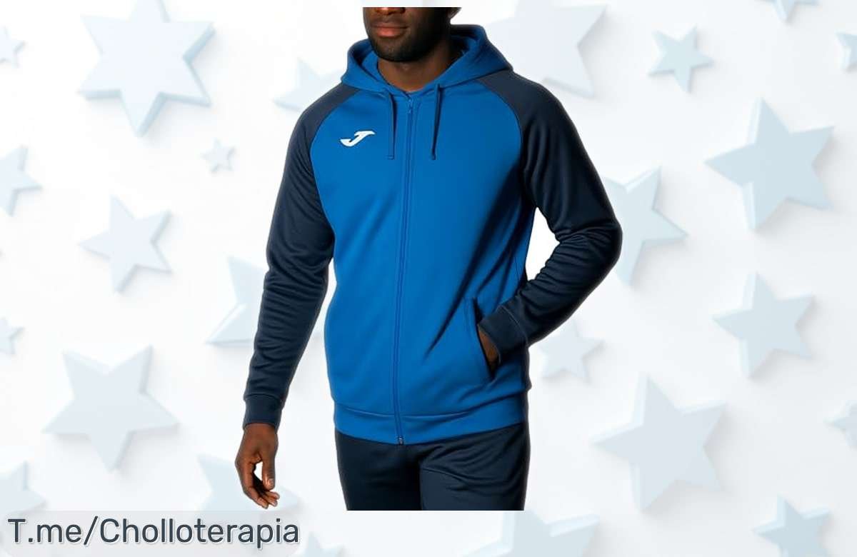 Sudadera Joma Academy IV hombre royalmarino XXL, súper resistente y con capucha, rebajada a precio loco por tiempo limitado; ideal para entrenar sin perder estilo ni libertad. No lo pienses más, que vuelan las unidades ¡hazla tuya ya!