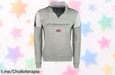 Sudadera con capucha Geographical Norway Fagostino para hombre en gris claro rebajada a un precio muy bajo, una oportunidad que vuela y no puedes dejar escapar ¡Date prisa y llévatela ya!