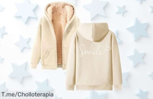 Sudadera con capucha y forro polar para hombre súper calentita que no querrás quitarte ahora a precio rebajado gracias a este ofertón limitado ¡Date prisa que vuelan!