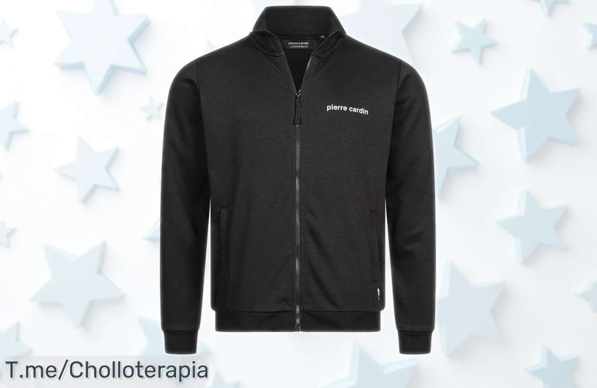 Sudadera con cremallera completa para hombre Pierre Cardin O103220B000 a precio rebajado, calidad y diseño top que no encontrarás en otro momento ¡Últimas unidades a este super chollo, corre que se agotan!