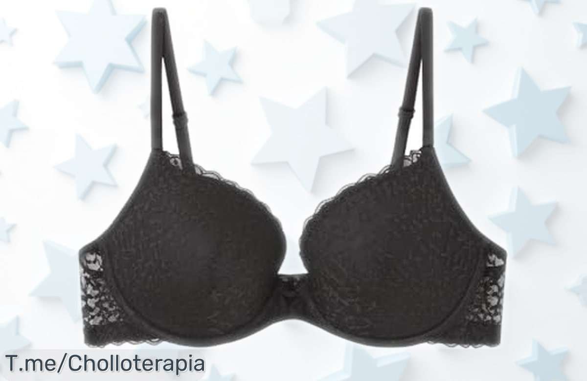 Sujetador con encaje Women’Secret Beautiful Spring realza tu figura y da forma perfecta al pecho a un precio rebajado que no se repetirá ¡corre antes de quedarte sin este super chollo!