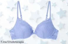 Sujetador push up con encaje súper femenino realza tu escote rebajado a precio bomba solo quedan pocas unidades corre y no lo dejes escapar