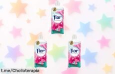 Super chollo suavizante Flor concentrado con aroma fresco mediterráneo, 234 dosis para ropa suave y sin estática hasta 200 días ¡Precio rebajado que vuela, no lo dejes escapar!