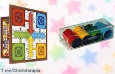 Tablero parchís multicolor 33x33 cm con accesorios para 4 jugadores diversión asegurada y memoria a tope precio rebajado que vuela rápido no te pierdas este super chollo familiar única oportunidad para jugar ya