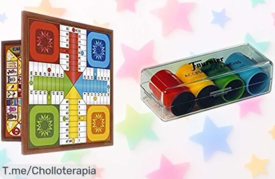 Tablero parchís multicolor 33x33 cm con accesorios para 4 jugadores diversión asegurada y memoria a tope precio rebajado que vuela rápido no te pierdas este super chollo familiar única oportunidad para jugar ya