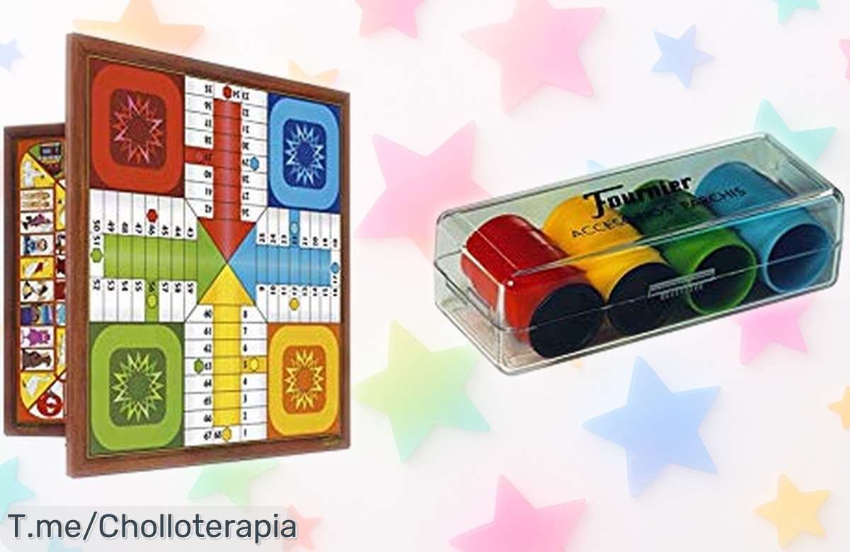 Tablero parchís multicolor 33×33 cm con accesorios para 4 jugadores diversión asegurada y memoria a tope precio rebajado que vuela rápido no te pierdas este super chollo familiar única oportunidad para jugar ya