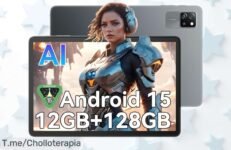 Tablet Blackview Android 10 pulgadas con 12GB RAM y 128GB que vuela al usarla, batería superduradera y cámara doble para fotos top; aprovecha el descuentazo y precio rebajado que está volando ¡corre antes de que desaparezca!
