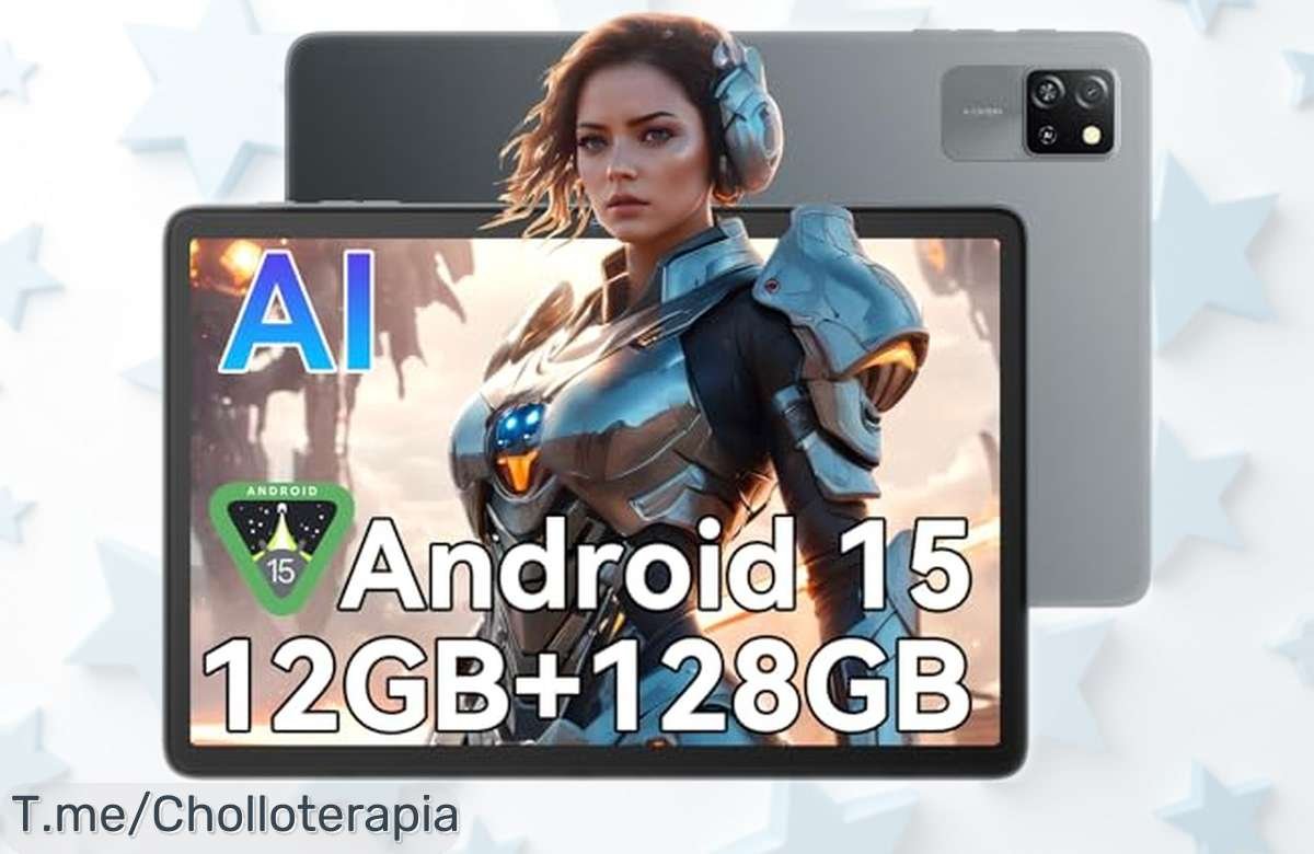 Tablet Blackview Android 10 pulgadas con 12GB RAM y 128GB que vuela al usarla, batería superduradera y cámara doble para fotos top; aprovecha el descuentazo y precio rebajado que está volando ¡corre antes de que desaparezca!